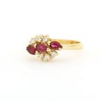 Zonder Minimumprijs - Ring - 18 karaat Geel goud - 0.75ct., Nieuw