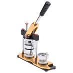 vidaXL Buttonmachine met cirkelsnijder draaipunch 25 mm, Hobby en Vrije tijd, Verzenden, Nieuw