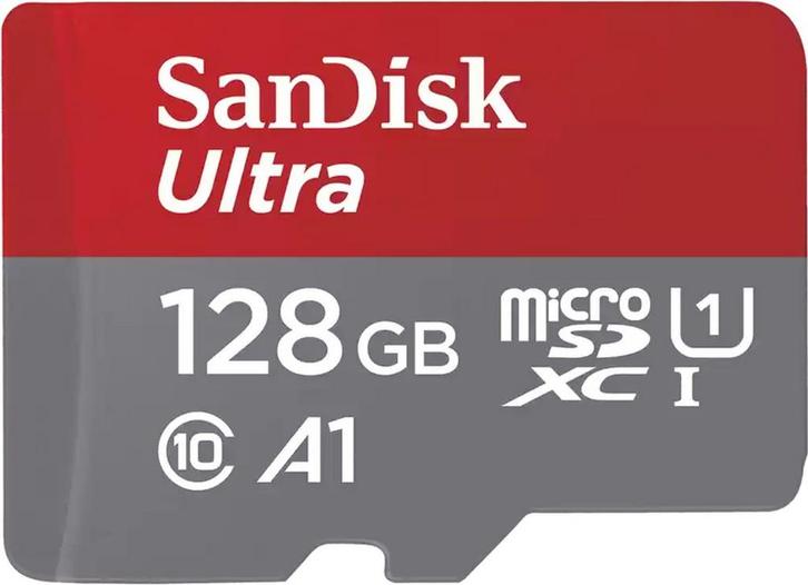 SANDISK MicroSDXC Ultra Android 128GB 140MB/s CL10,, Computers en Software, USB Sticks, Verzenden