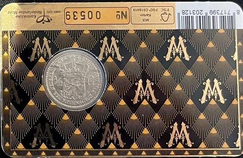 Nederland. Coincard DeLuxe Halve Gulden Hermelijnen, Postzegels en Munten, Munten | Nederland