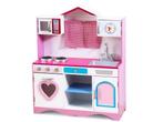 Coast Speelkeuken - MDF - 82 x 30 x 101 cm - Roze, Huis en Inrichting, Verzenden, Nieuw