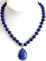 Lapis Lazuli-hanger met kettinkje - Lengte 45 cm - Geen, Verzamelen, Mineralen en Fossielen