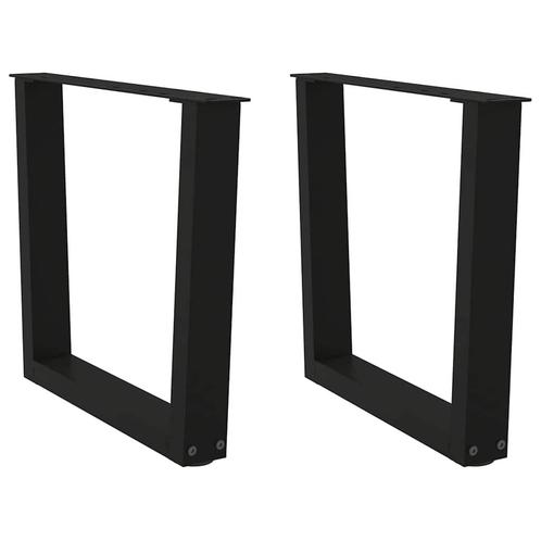 vidaXL Eettafelpoten 2 st V-vormig 60x(42-43,3) cm staal, Huis en Inrichting, Tafelonderdelen, Nieuw, Verzenden