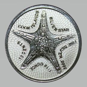 Cook Island - Starfish - 1/10 oz 2021, Postzegels en Munten, Munten | Oceanië, Losse munt, Zilver, Verzenden