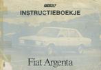 1981 Fiat Argenta Instructieboekje Nederlands, Verzenden