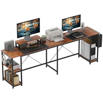 TRUUSK L-vormig Bureau 168 X 120 Cm Hoekbureau Met Opbergvak beschikbaar voor biedingen