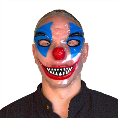 Transparant Clown Horror Masker | Nieuw! | Maskers, Hobby en Vrije tijd, Kostuums, Theaterbenodigdheden en LARP, Nieuw, Verzenden