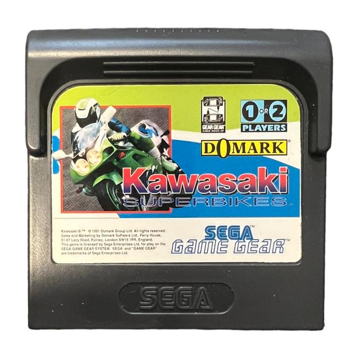 Sega Game Gear Kawasaki Superbikes (Losse Cassette), Spelcomputers en Games, Games | Overige, Zo goed als nieuw, Verzenden