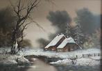 Cornelis Bruinsma (1942) - Winterlandschap, Antiek en Kunst, Kunst | Schilderijen | Klassiek