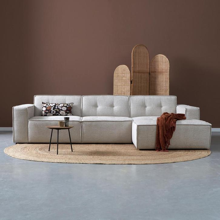 *WOONWINKEL* PEPP Interiors Flow Moderne Hoekbank Met Stikse, Huis en Inrichting, Banken | Bankstellen, Nieuw, Verzenden