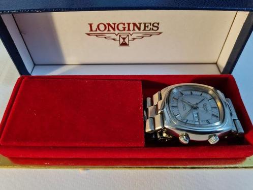 Longines - Jumbo boy Alarm Automatic Day/Date - Zonder, Sieraden, Tassen en Uiterlijk, Horloges | Antiek