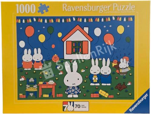 Nijntje 70 jaar Puzzel (1000 stukjes) | Ravensburger -, Hobby en Vrije tijd, Denksport en Puzzels, Nieuw, Verzenden