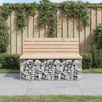 vidaXL Tuinbank schanskorfontwerp 103x70x65 cm massief, Tuin en Terras, Verzenden, Nieuw