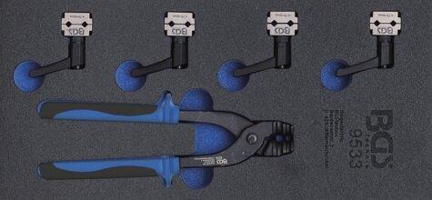 Bgs Technic Pijpbuigapparaat- en remleidingsklemmen-set 4..., Auto diversen, Autogereedschap, Verzenden