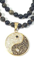 Gouden obsidiaan - Yin Yan (Symbool van Universele Harmonie)