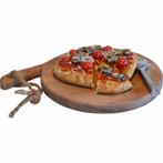 Twents Hout Eikenhouten Pizzaplank - Ø 30 cm - 2 cm Dik -.., Huis en Inrichting, Keuken | Keukenbenodigdheden, Nieuw, Ophalen of Verzenden