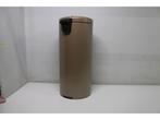 Brabantia NewIcon - Prullenbak - 30 liter - Metallic Gold, Verzenden, Zo goed als nieuw