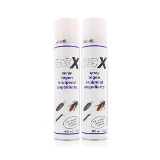 Vlooienspray | HG X | 2 stuks | 400 ml, Dieren en Toebehoren, Overige Dieren-accessoires, Nieuw, Verzenden