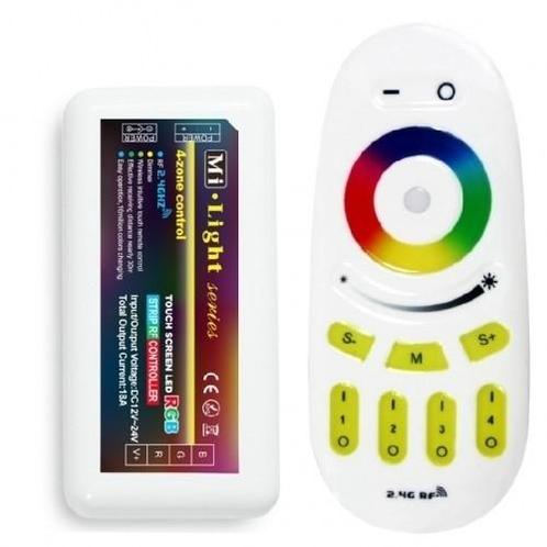4-zone RGB ledstrip touch RF controller SET (Mi-light 1.0), Huis en Inrichting, Lampen | Overige, Nieuw, Ophalen of Verzenden