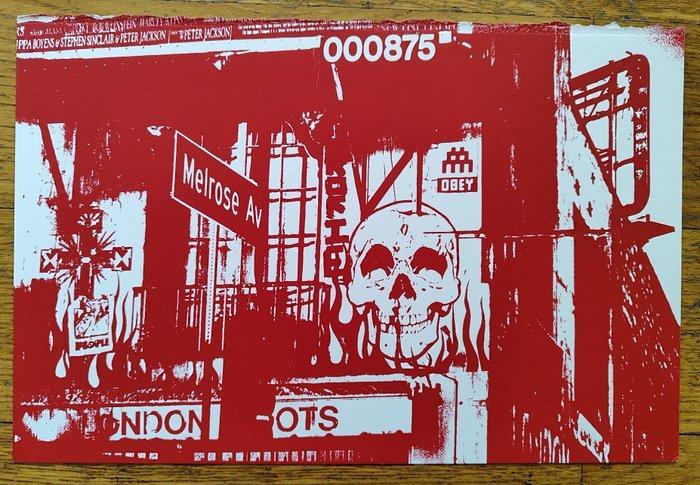 Invader (1969) - INVADER x OBEY LA_56 Los Angeles - No, Antiek en Kunst, Kunst | Designobjecten