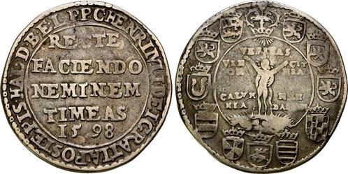 Taler, daalder Wahrheitstaler, daalder Goslar 1598 Brauns..., Postzegels en Munten, Munten | Europa | Niet-Euromunten, Verzenden