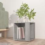 vidaXL Bijzettafel 33x33x34,5 cm bewerkt hout grijs sonoma, Huis en Inrichting, Kasten | Overige, Verzenden, Nieuw