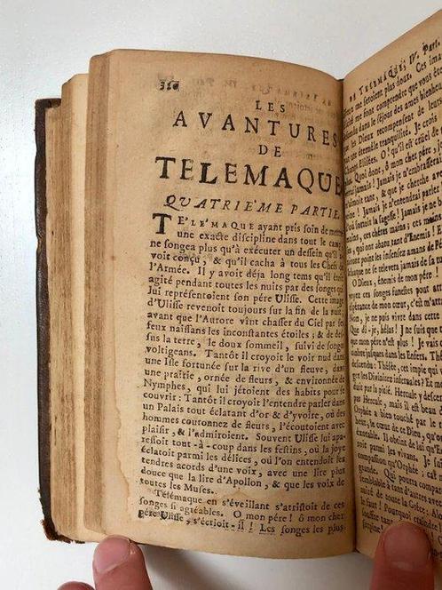 Fénelon - Les Aventures de Telemaque (Edition Ante-princeps), Antiek en Kunst, Antiek | Boeken en Bijbels