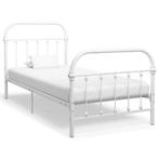 Bedframe Wit 90x200 - Stevig! Tweedekansje - 35% eraf, 90 cm, Eenpersoons, Wit, Nieuw