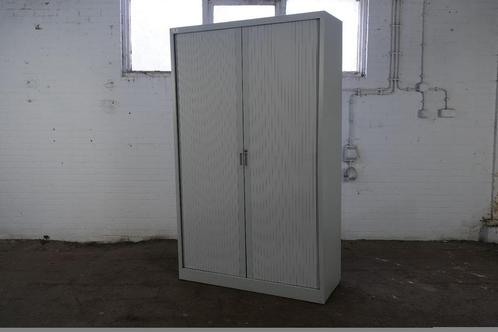 Lensvelt | Roldeurkast | Tweedehands | Grijs | 4 legborden |, Huis en Inrichting, Kasten | Roldeurkasten en Archiefkasten, Gebruikt