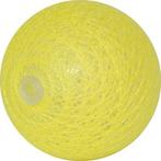 Cotton ball Licht Geel  6cm, Nieuw, Verzenden