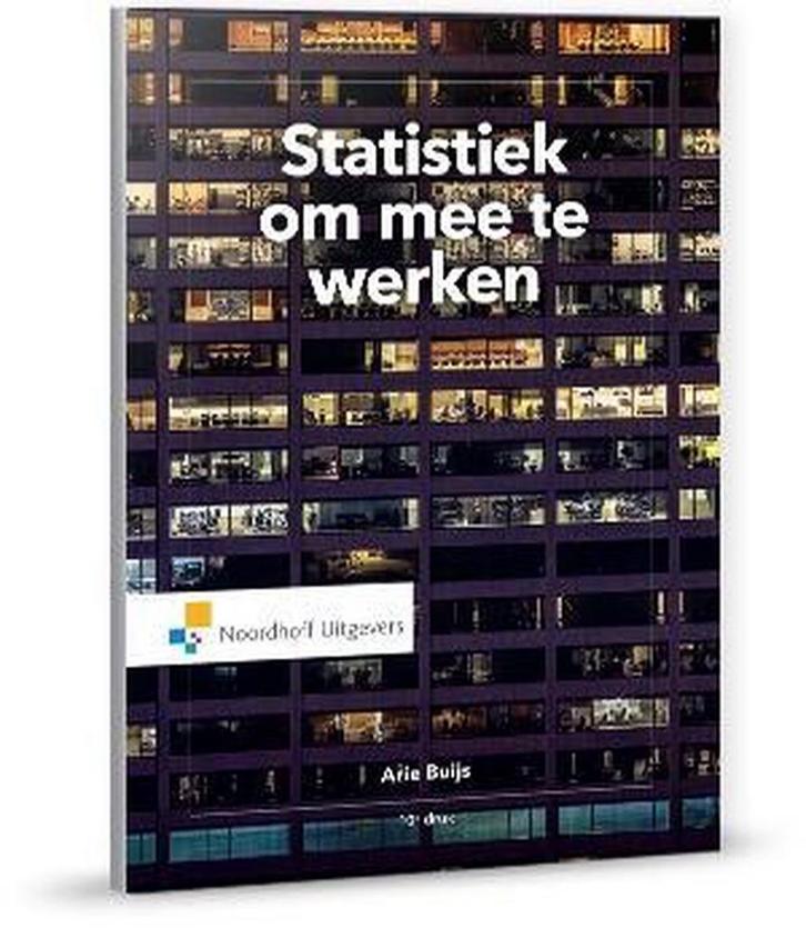 9789001877170 Statistiek om mee te werken | Tweedehands, Boeken, Schoolboeken, Zo goed als nieuw, Verzenden