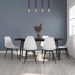 vidaXL Eetkamerstoelen 6 st PP wit, Huis en Inrichting, Stoelen, Verzenden, Nieuw, Wit
