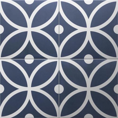 Vloertegel / wandtegel rivoli bergen blauw 20x20, Doe-het-zelf en Verbouw, Tegels, Vloertegels, Nieuw, 10 m² of meer, Keramiek