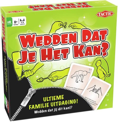 Wedden Dat Je Het Kan? | Tactic - Gezelschapsspellen, Hobby en Vrije tijd, Gezelschapsspellen | Bordspellen, Nieuw, Verzenden