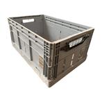 Vouwkrat klapkrat 600x400x285mm, extra stevig, 56l, grijs,, Doe-het-zelf en Verbouw, Kratten en Dozen, Gebruikt, 40 tot 60 cm