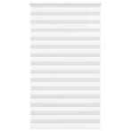 vidaXL Zebra rolgordijn 130x200 cm stofbreedte 125,9cm, Verzenden, Nieuw, Wit