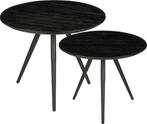 2dekans | Mica Decorations Jailey Bijzettafel - Set van 2 -, Huis en Inrichting, Ophalen of Verzenden, Zo goed als nieuw
