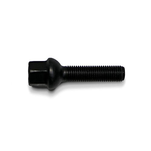 H&R Wielbout bolkonisch R12 M12x1.50 - Lengte 60mm - Zwart (, Auto-onderdelen, Ophanging en Onderstel, Nieuw, Verzenden