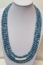 Natuurlijke aguamarina met Griekse kruisen. Geluk, jeugd en