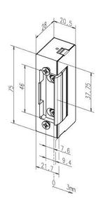 Eff Eff 3705Hz12 Elektrische Deuropener 12V DC - 10003663, Verzenden, Nieuw, Overige typen