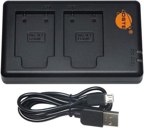 LI-40B USB Duolader (Olympus), Audio, Tv en Foto, Fotografie | Accu's en Batterijen, Nieuw, Ophalen of Verzenden