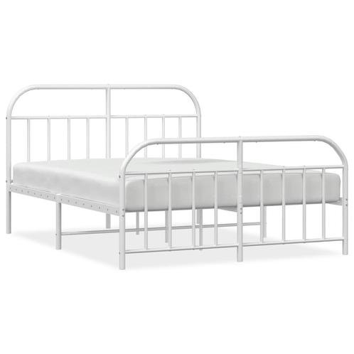 Wit Metalen Bedframe 140x190 | Tweedekansje | OP=OP, Huis en Inrichting, Slaapkamer | Bedden, 140 cm, 190 cm of minder, Wit, Nieuw