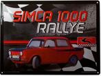 Simca 1000 rallye reclamebord, Verzenden, Nieuw