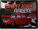 Simca 1000 rallye reclamebord