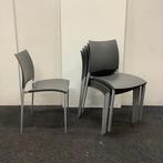 Desalto Sand complete set van 6 stuks design stoelen,  Pocci, Huis en Inrichting, Gebruikt, Zwart, Ophalen of Verzenden, Stof
