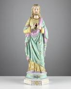 Beeldje - Jesus with the Sacred Heart - Gips