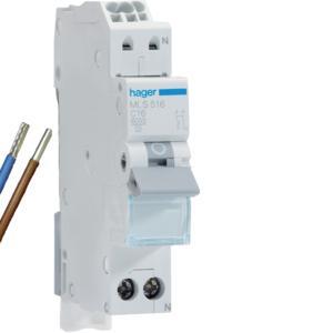 Hager uitbreidingsset - Installatieautomaat 1P+N, C16A -, Doe-het-zelf en Verbouw, Elektra en Kabels, Nieuw, Ophalen of Verzenden