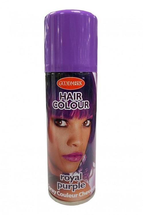 Haarspray Paars 125Ml, Hobby en Vrije tijd, Feestartikelen, Nieuw, Verzenden