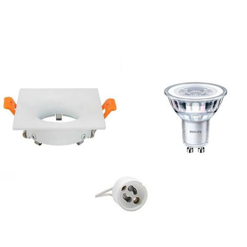 Voordeelset: LED Spot Set - GU10 Fitting - Inbouw Vierkant -, Huis en Inrichting, Lampen | Spots, Plafondspot of Wandspot, Nieuw