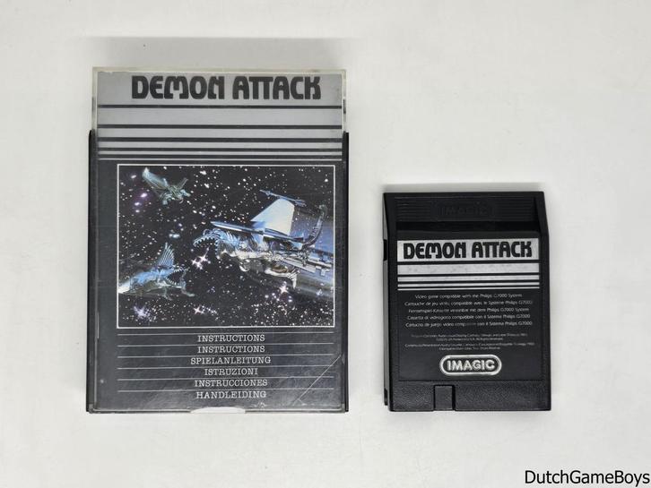 Philips VideoPac - Imagic - Demon Attack, Spelcomputers en Games, Games | Overige, Gebruikt, Verzenden